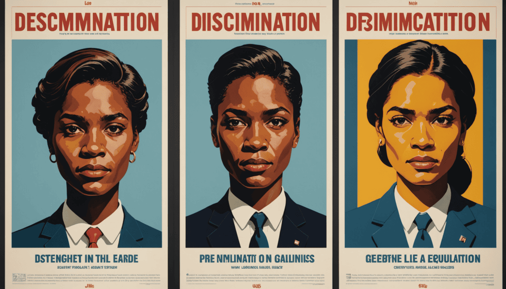 découvrez comment les affiches reflètent et perpétuent la discrimination homme-femme, un problème toujours présent dans notre société actuelle.