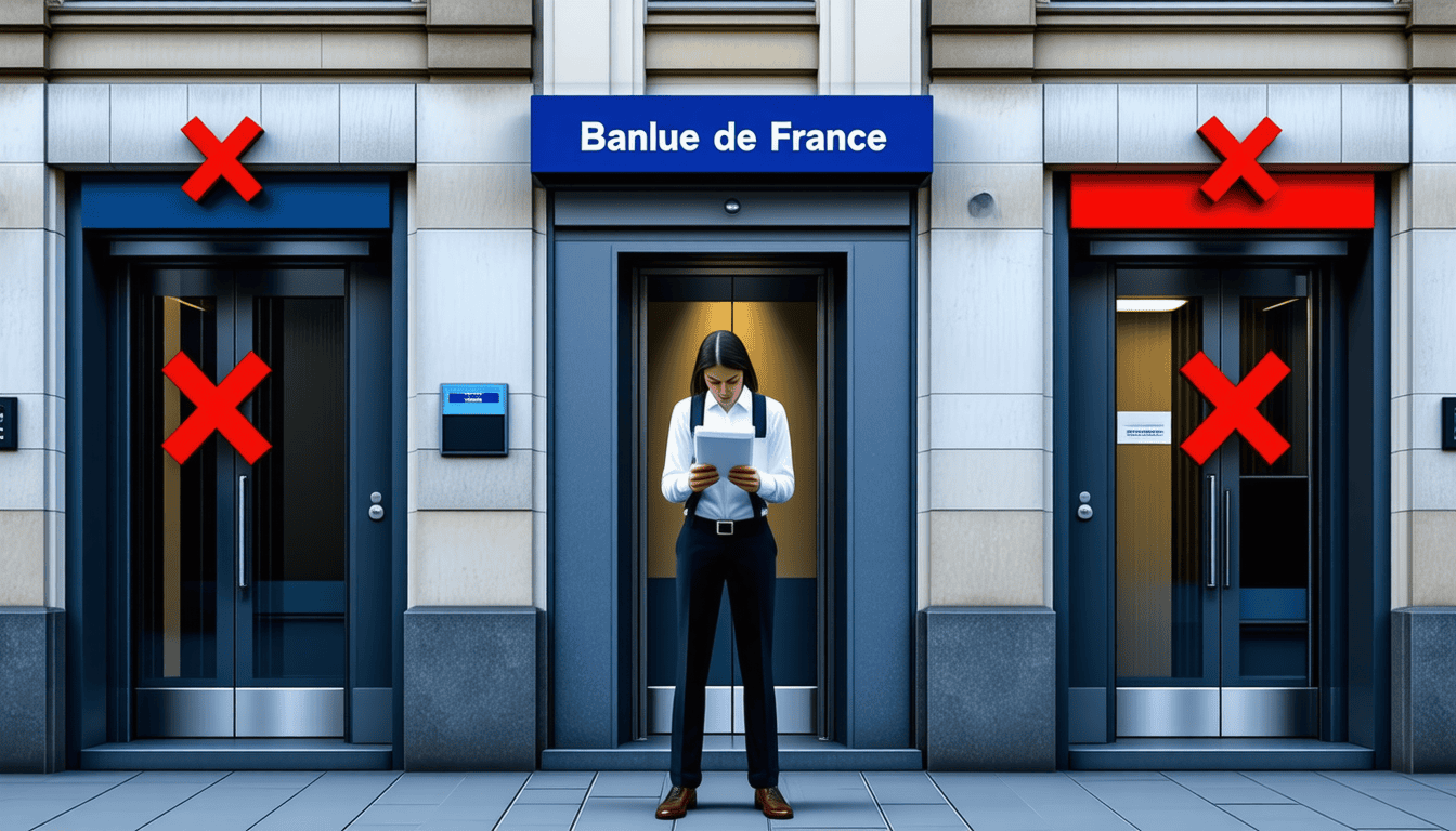 découvrez comment un seul refus d'ouverture de compte bancaire peut déclencher une inscription rapide à la banque de france en moins d'un jour ouvré, illustré par le cas de trois banques ayant refusé un client.