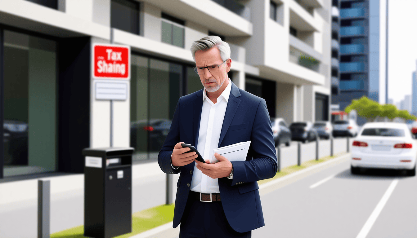cinq mois après l’acte notarié définissant le partage de la taxe, découvrez comment j'ai dû moi-même contacter l'acheteur pour résoudre la situation.