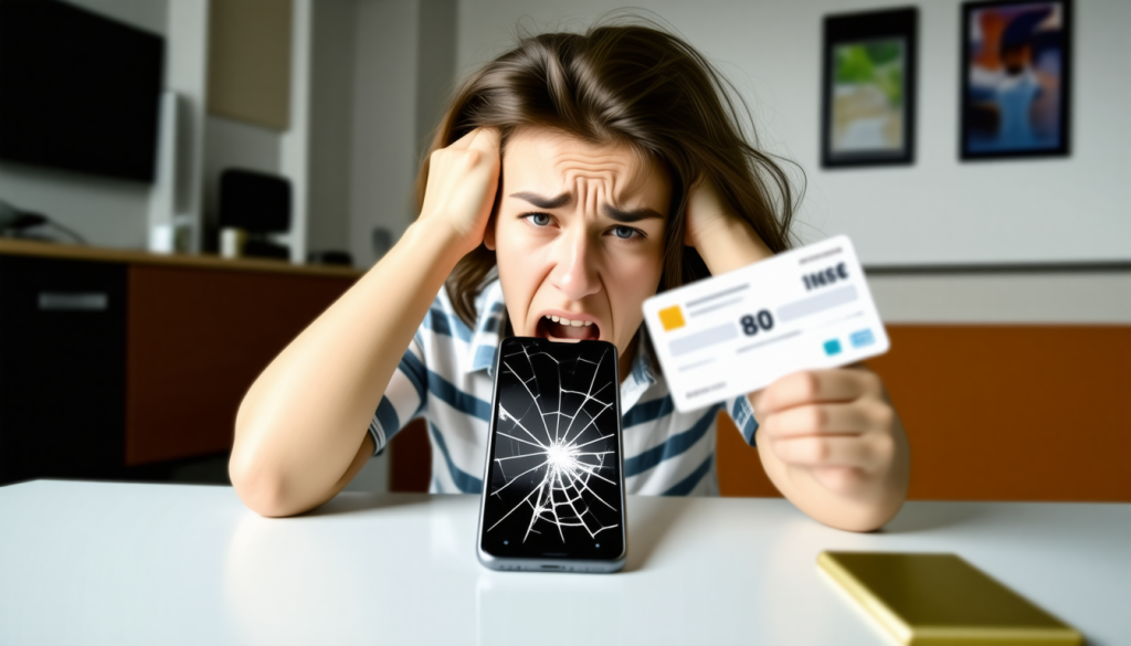 découvrez comment j'ai dépensé 180 € pour réparer mon téléphone cassé avant de réaliser que ma carte bancaire couvrait déjà ces frais. astuces pour éviter les dépenses inutiles et bien vérifier vos assurances.