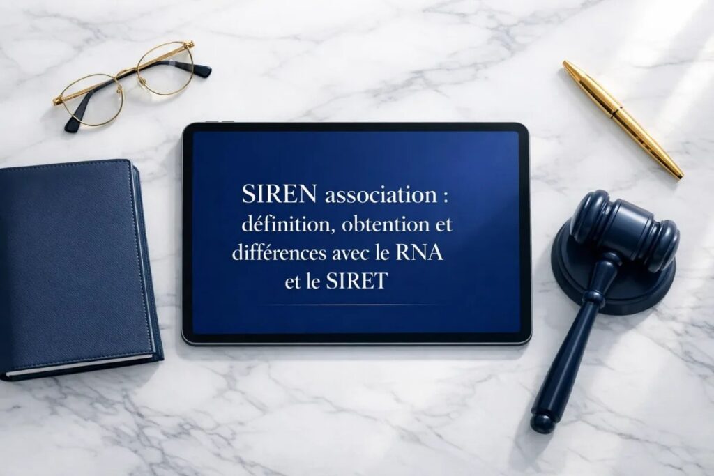 Document administratif français sur lequel figure le numéro SIRET d'une association