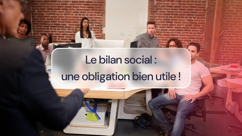 Tableau de bord RH utilisé pour préparer un bilan social